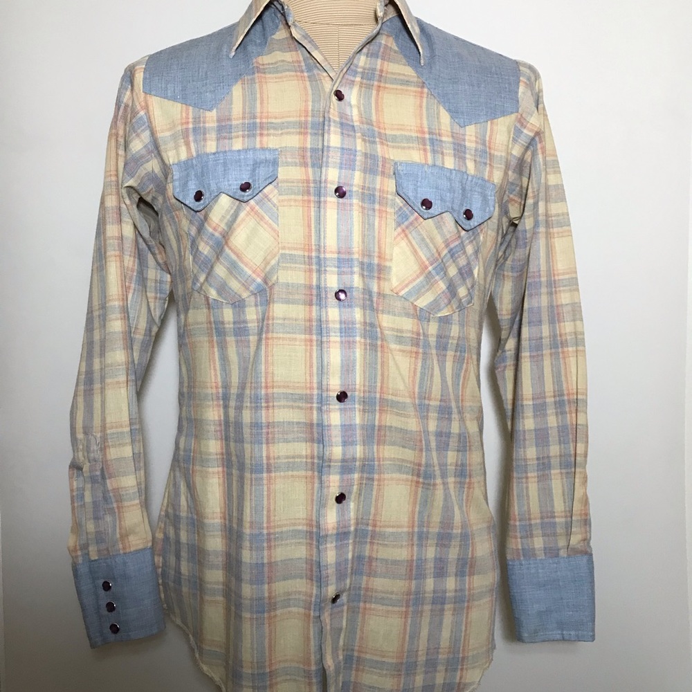 Dee Cee Brand Vintage Western Pearl Snaps 119D